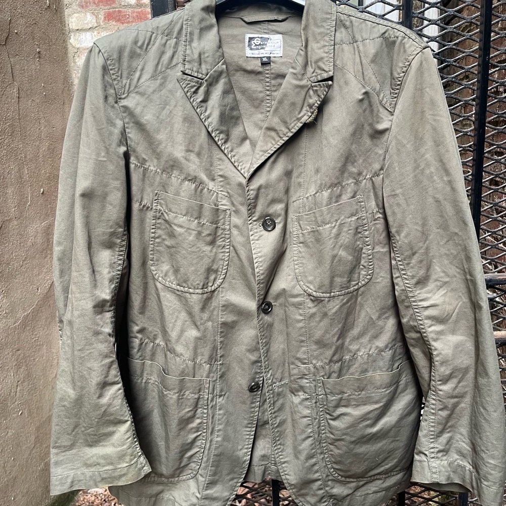 Olive Engineered Garments Blazer | XL (fits L) | Cotton -Linen